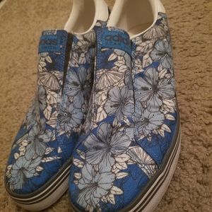 Floral print Stan smith slip one